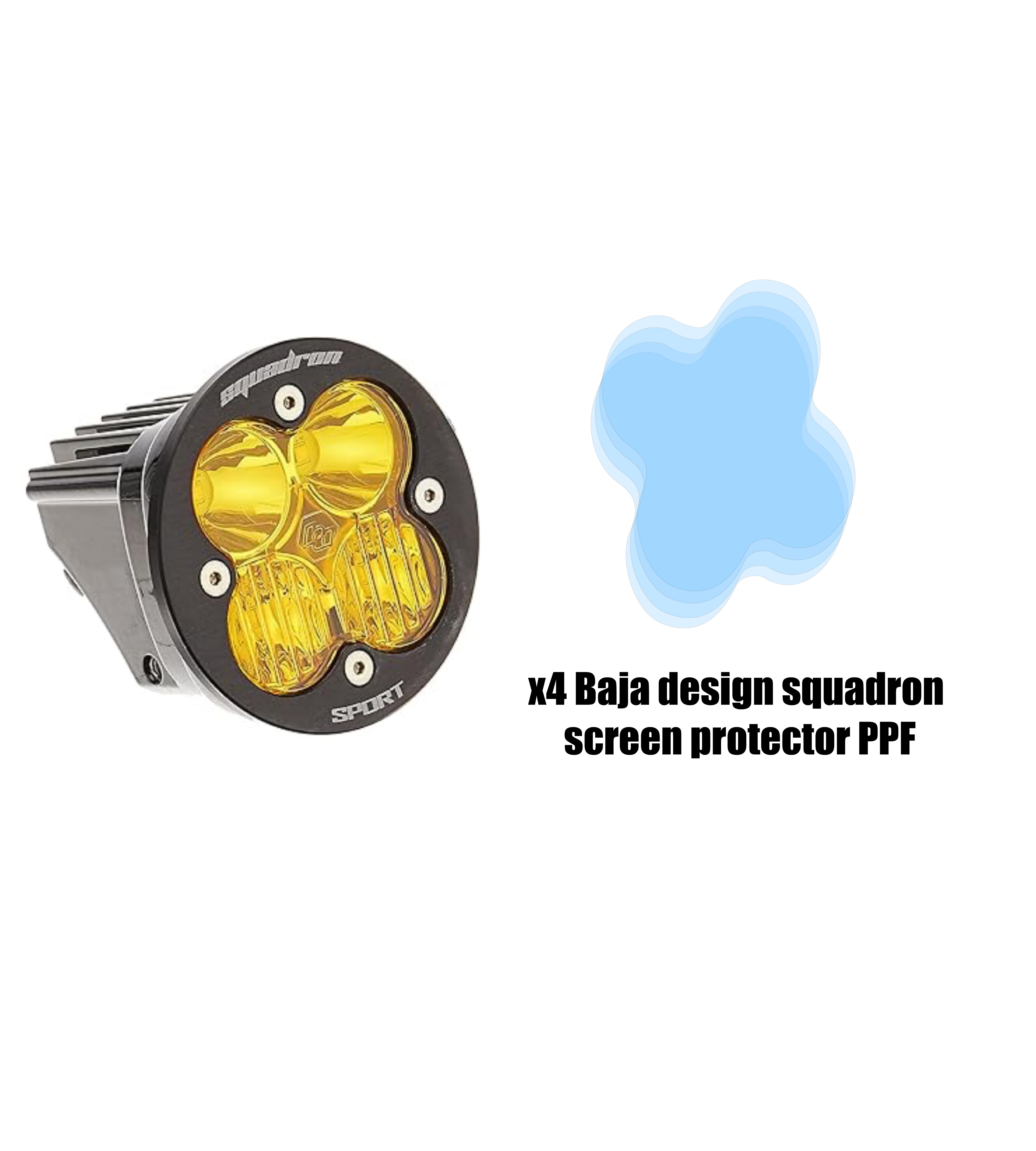 Baja Designs Squadron Sport Lens PPF Kit