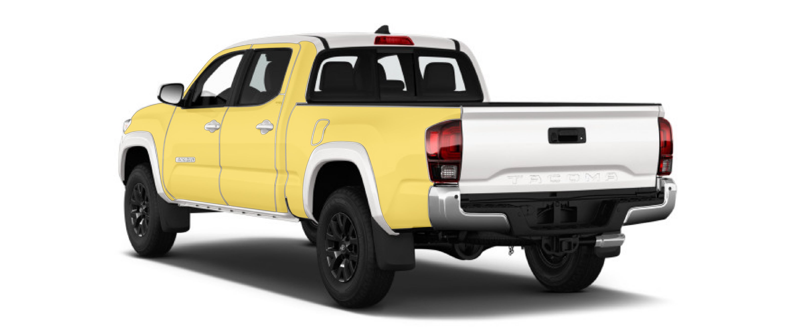 toyota tacoma 3rd gen trd pro sr5 limited diy ppf paint protection film clear bra kit wrap 3m