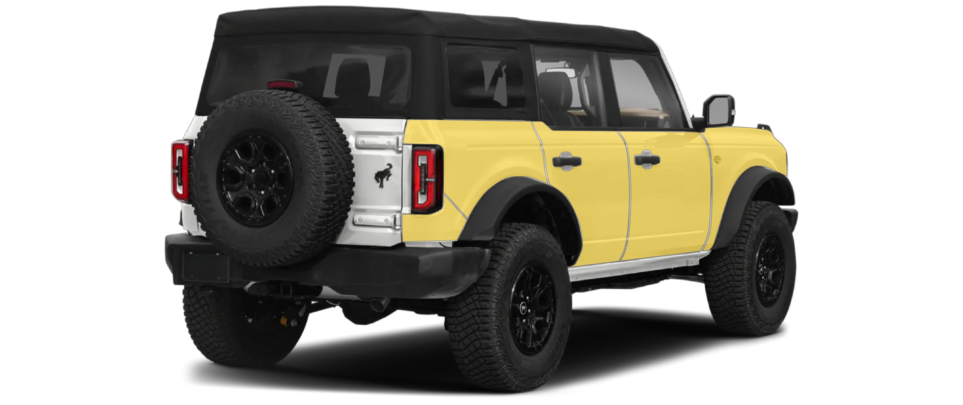 ford bronco diy ppf paint protection film clear bra kit wrap 3m