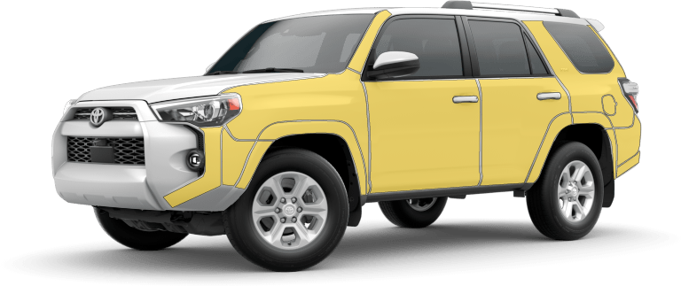 toyota 4runner sr5 limited trd pro off road diy ppf paint protection film clear bra kit wrap 3m