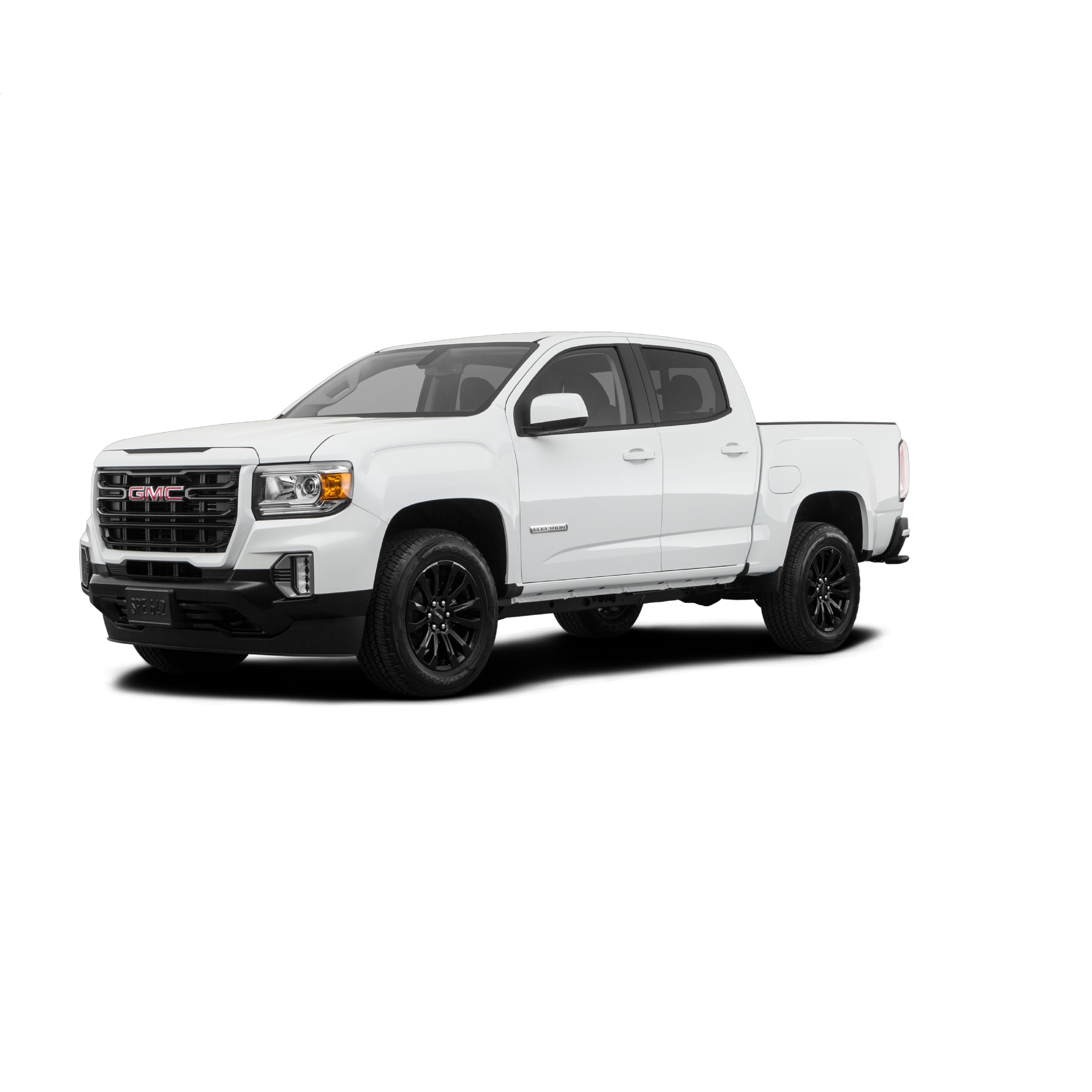 White GMC Canyon product image used for WildWrap DIY paint protection film kit fitment reference