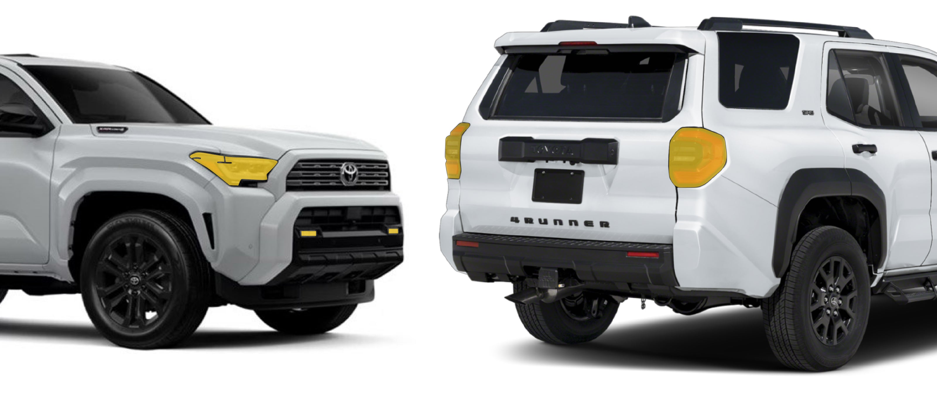 Headlight and Taillight PPF kit Toyota 4Runner 6th Gen (2025-Now)